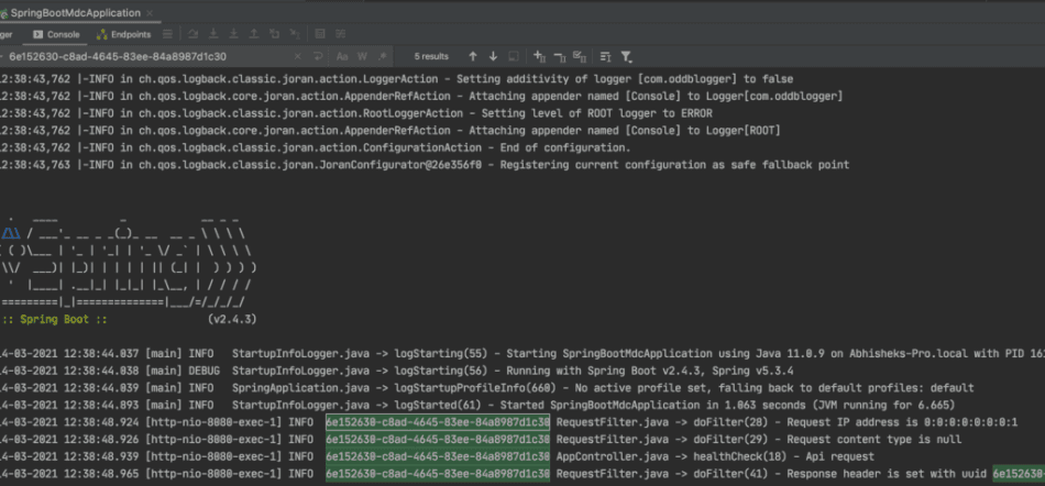 Add UUIDs to Logs in Spring Boot for Better Traceability