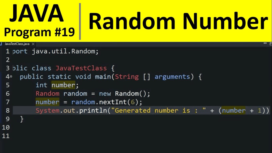 Generate Random Integers in Java Using Math.random() and Related Concepts